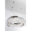 Lustra moderna cristal alama crom 8xE14/40W, Ring LU 2408/8/80 Chrom Orion